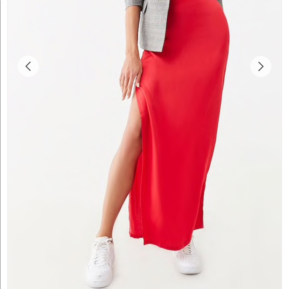 Satin Maxi Skirt